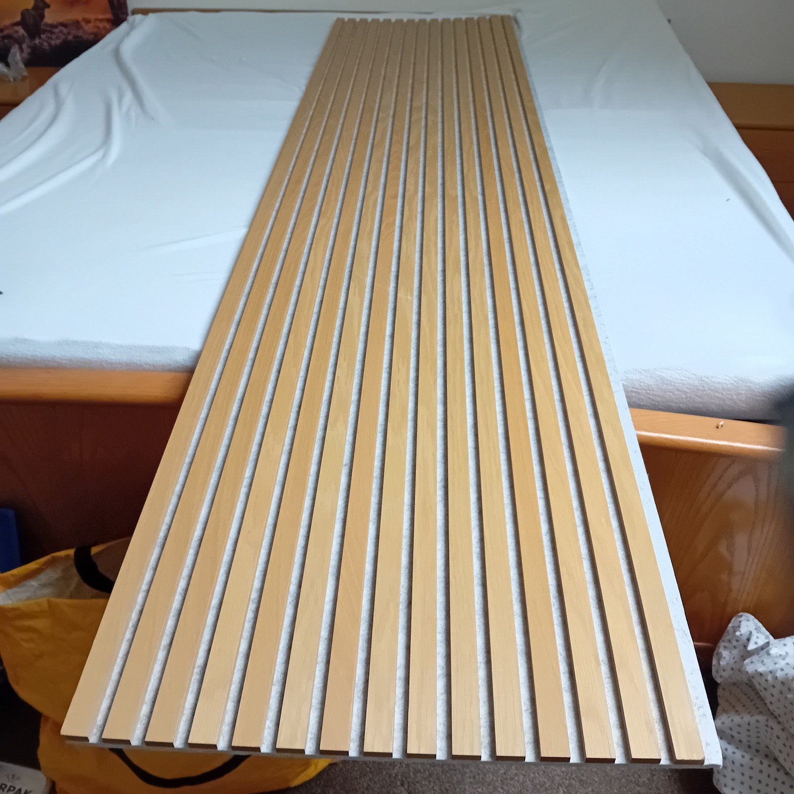 Houten lattenwand - Nieuw, Minder dan 25 mm, Overige typen, Nieuw, Ophalen of Verzenden