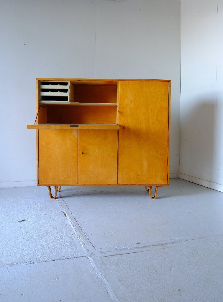 Highboard/Secretaire (Pastoe, CB09, Cees Braakman), Ophalen, 100 tot 150 cm, Zo goed als nieuw, Vintage, dutch design