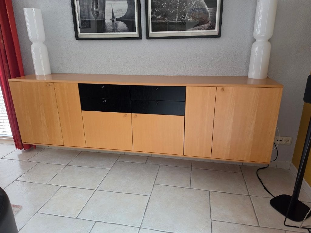 Interstar wandmeubel, dressoir, Ophalen, Eikenhout, Met deur(en), Zo goed als nieuw