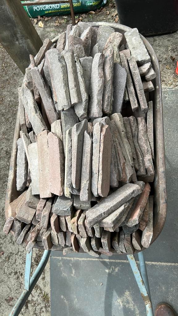 Oude waaltjes steenstrips, Ophalen of Verzenden, Gebruikt, Klinkers