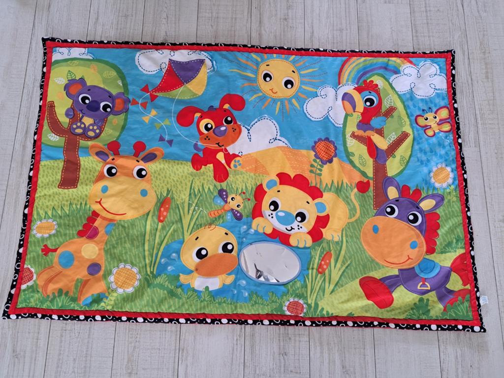 Speelkleed 130 x 90 cm. Dieren., Kinderen en Baby's, Speelgoed | Speelkleden, Ophalen of Verzenden, Gebruikt