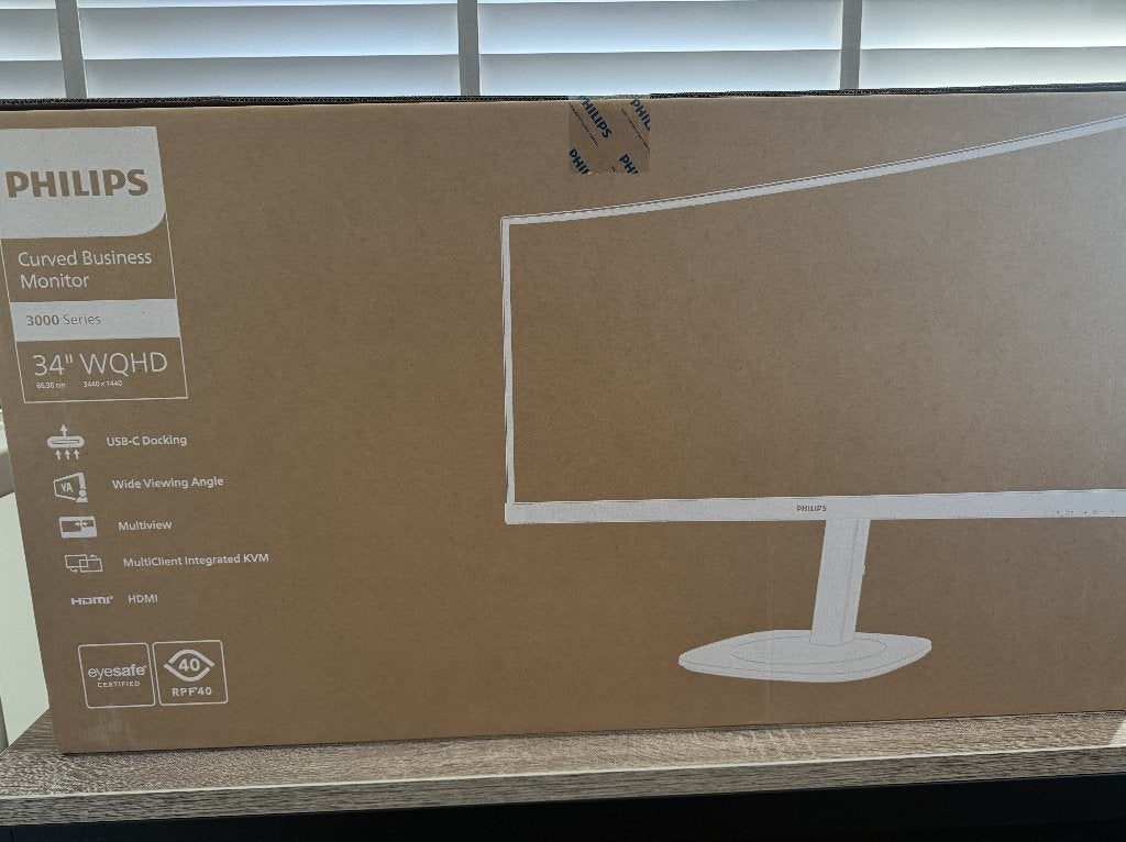 Philips 34B2U3600C Ultrawide Monitor, Computers en Software, Monitoren, Ophalen, Phillips., Nieuw, USB-C