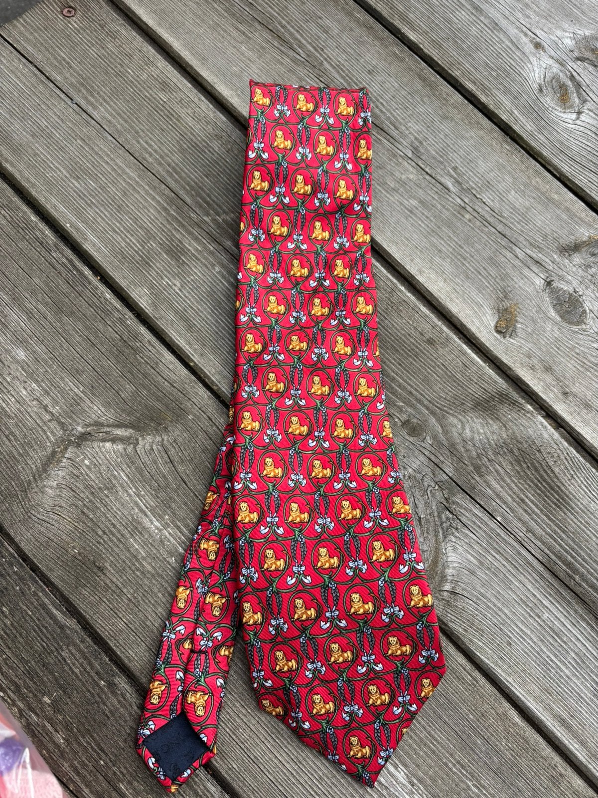 Stropdas ing leeuw silk, Kleding | Heren, Stropdassen, Verzenden