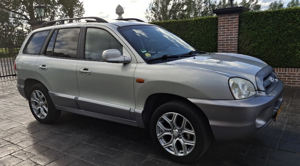 Hyundai Santa Fe 2.4 I 16V leder sunroof, Auto's, Voorwielaandrijving, 145 pk, Santa Fe, 4 cilinders