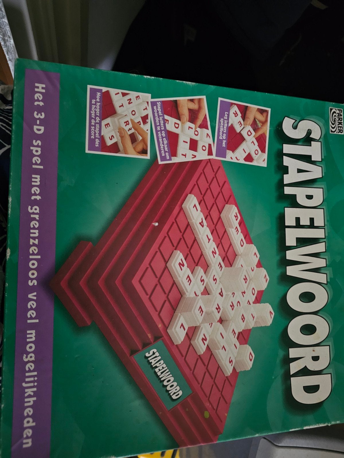 Stapelwoord 3D Gezelschapsspel - Scrabble variant, Hobby en Vrije tijd, Gezelschapsspellen | Bordspellen, Drie of vier spelers