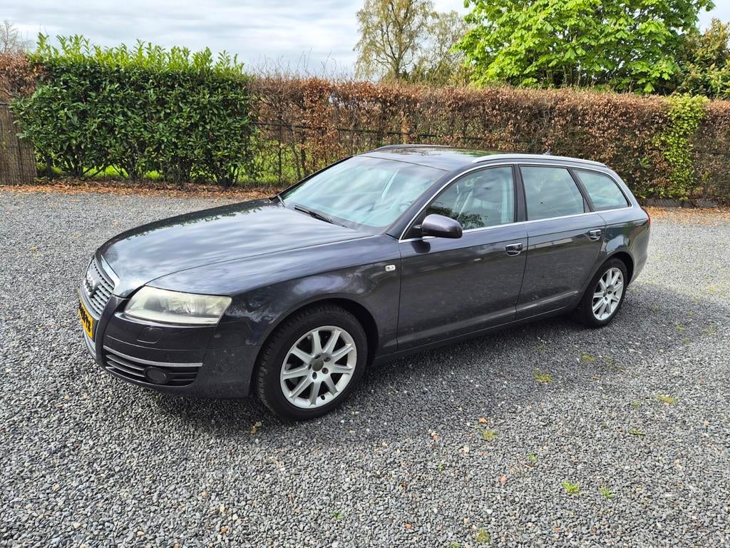 Audi A6 2.8 FSI Pro Line Automaat | Trekhaak | +Winterbanden, Auto's, Automatische klimaatregeling, Zwart, 2773 cc, Leder