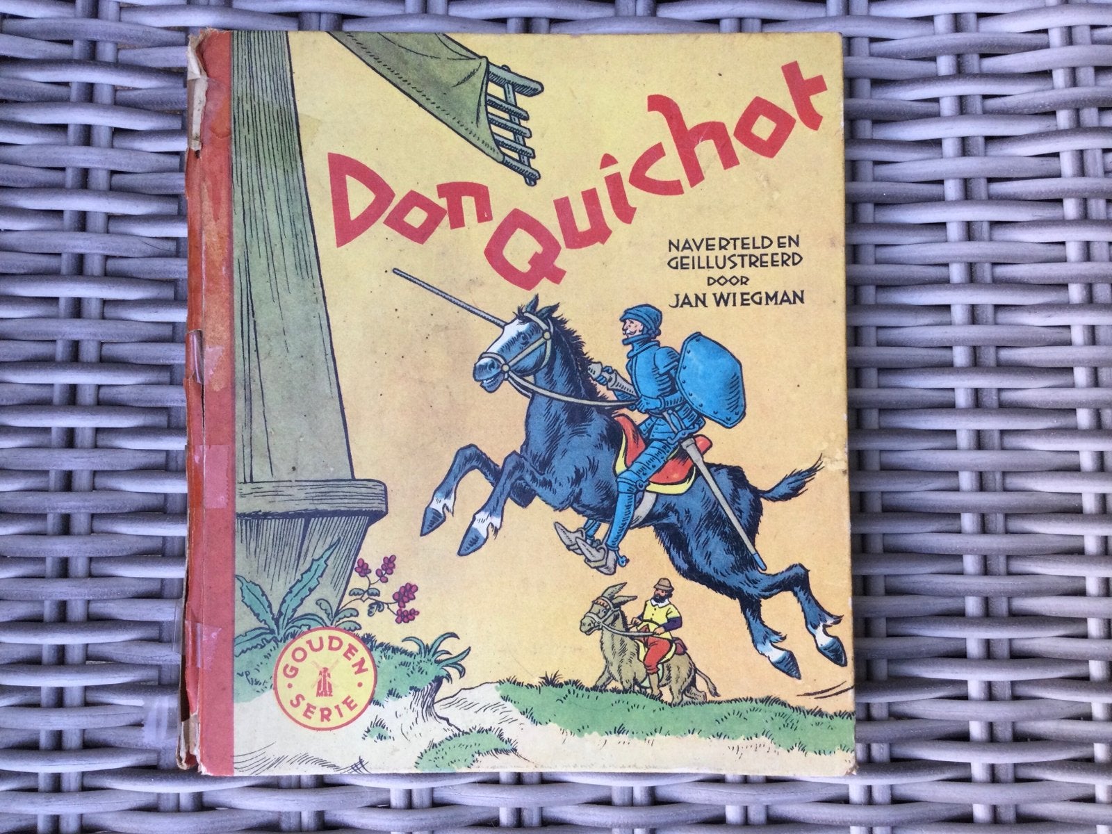 Don Quichot, Ophalen of Verzenden, Gelezen, Jan Wiegman, Prentenboek