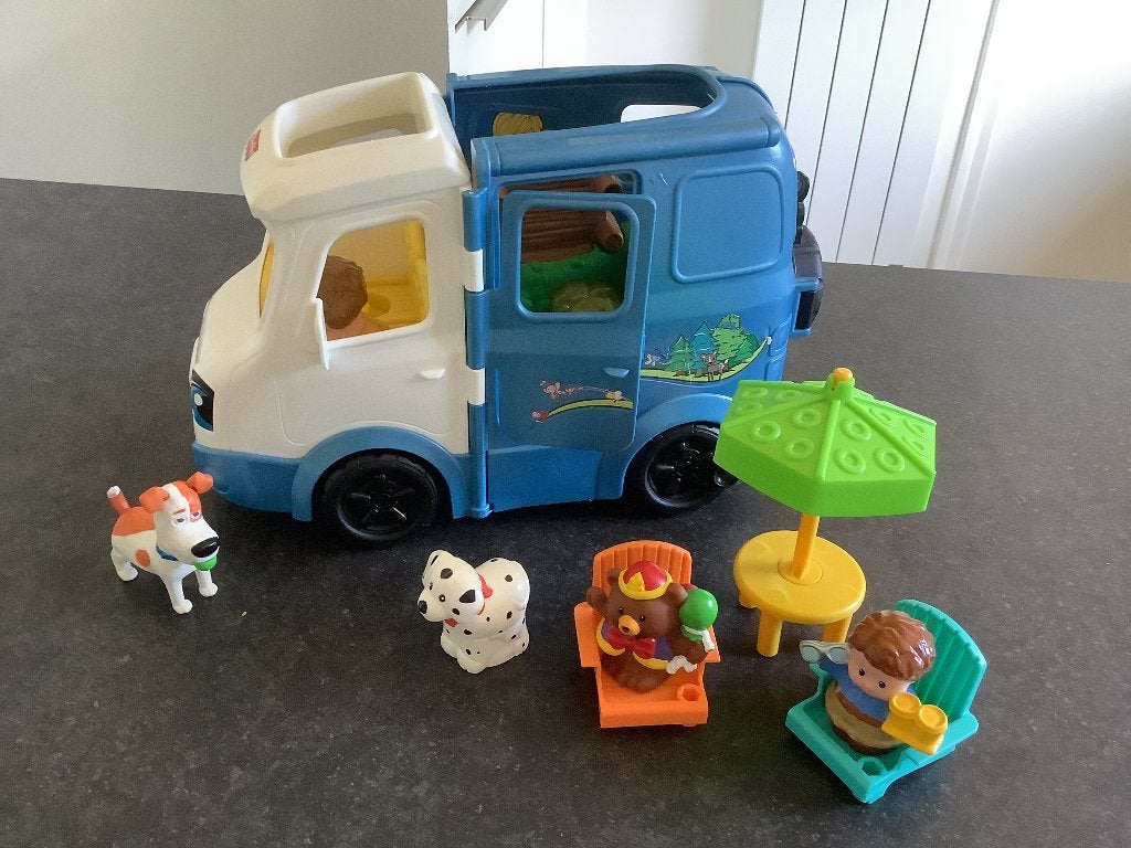 Fischer Price  CAMPER bus met licht en geluid, Kinderen en Baby's, Speelgoed | Fisher-Price, Ophalen of Verzenden, Zo goed als nieuw