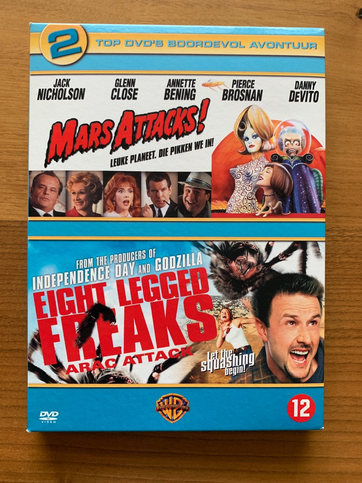 Mars Attacks / Eight Legged Freaks (2DVD), Engels, Nederlands, Ophalen of Verzenden, Science Fiction