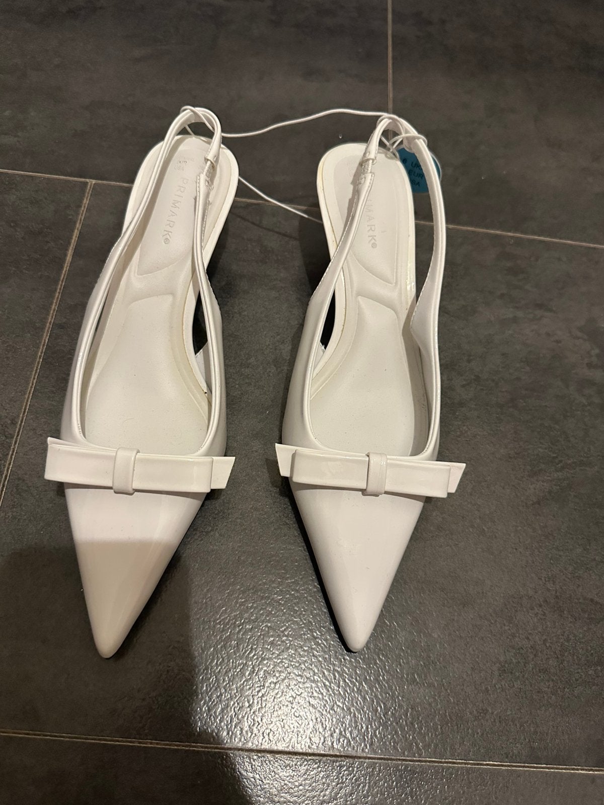 Primark hakken wit met strik, Pumps, Verzenden, Wit, Nieuw