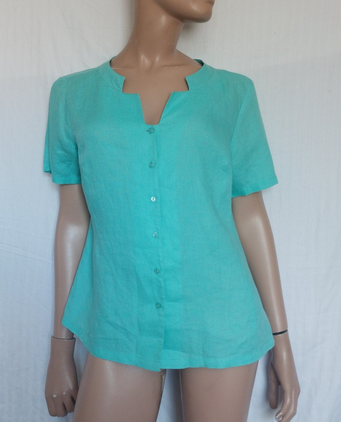 PETER HAHN LINNEN Blouse,  Maat 40, Ophalen of Verzenden, Zo goed als nieuw, Maat 38/40 (M), Overige kleuren
