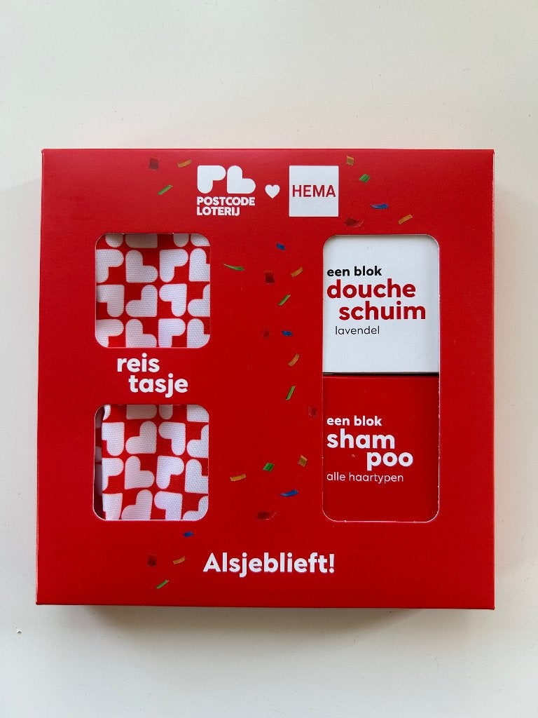 HEMA x Postcode Loterij shampoo- & doucheblokset, Sieraden, Tassen en Uiterlijk, Uiterlijk | Lichaamsverzorging, Ophalen of Verzenden