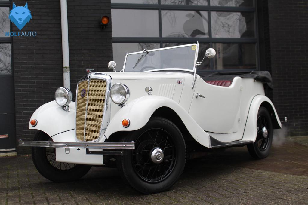 Morris Minor Eight Tourer Convertible ZEER ZELDZAAM, UNIEK!, Auto's, Overige merken, Stof, Overige carrosserieën, Wit