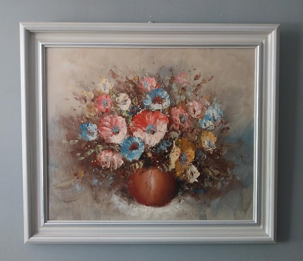 Stilleven bloemen - 1980, Ophalen of Verzenden