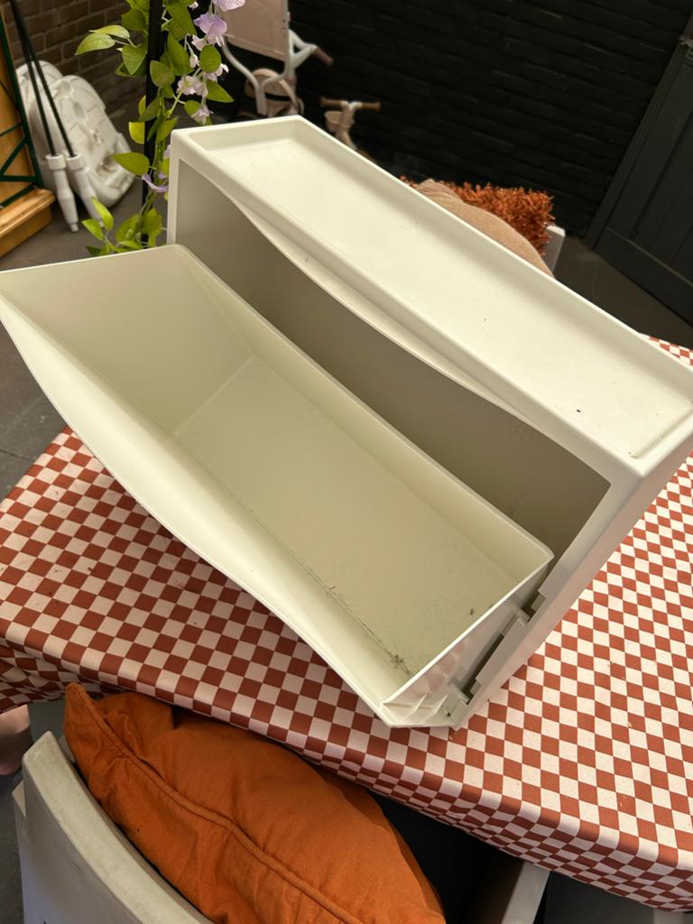 4x IKEA Opbergboxen voor Schoenen - Wit, Ophalen, Gebruikt