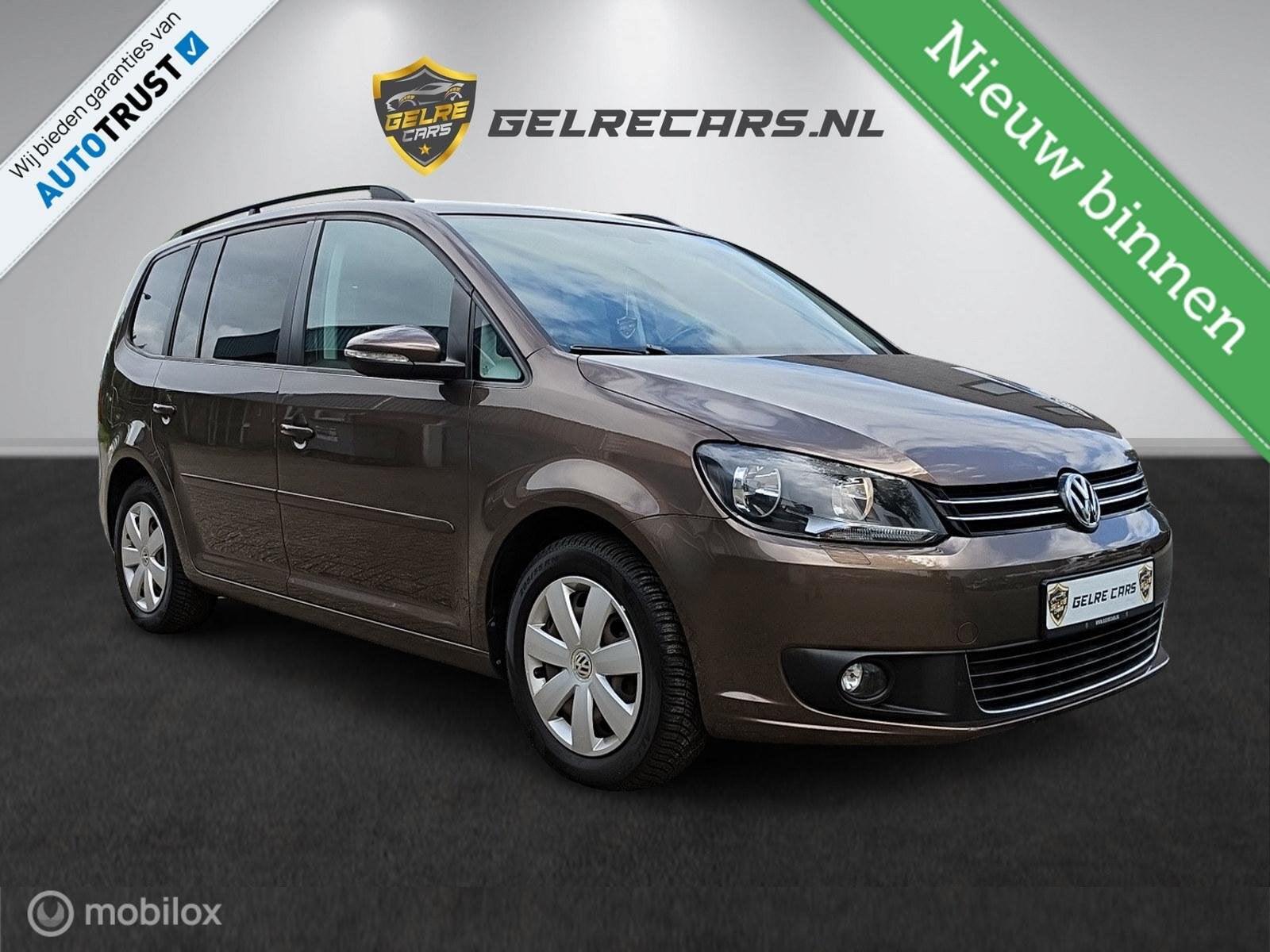 Volkswagen Touran 1.4 TSI Edition 7 persoons TOPSTAAT, Voorwielaandrijving, Zwart, 4 cilinders, Bruin