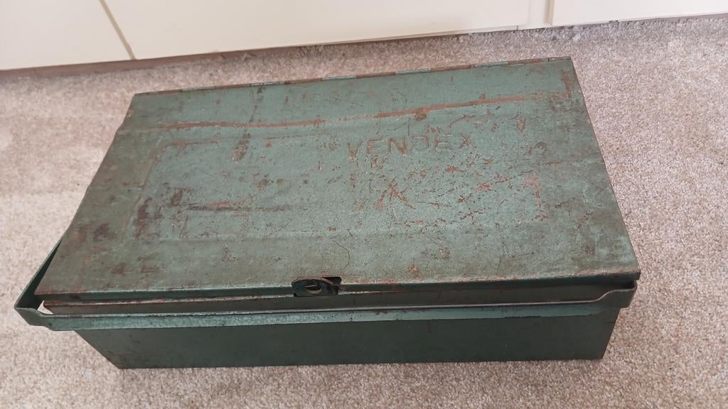 Vintage gereedschapkist Vendex, Ophalen of Verzenden, Minder dan 50 cm, Minder dan 50 cm