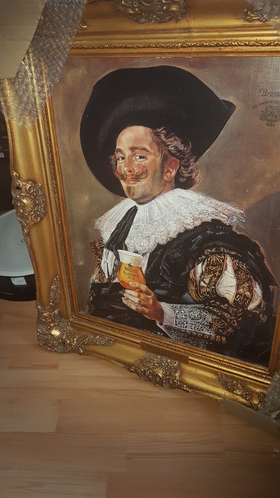 Bier reclame  ,, Ophalen, Nieuw, Reclamebord