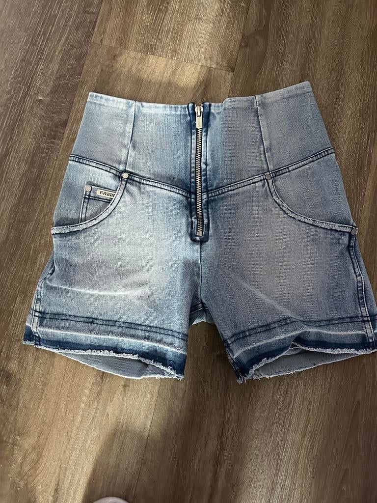 Freddy pants short maat (XS) S, Ophalen, Kort, Blauw, Nieuw