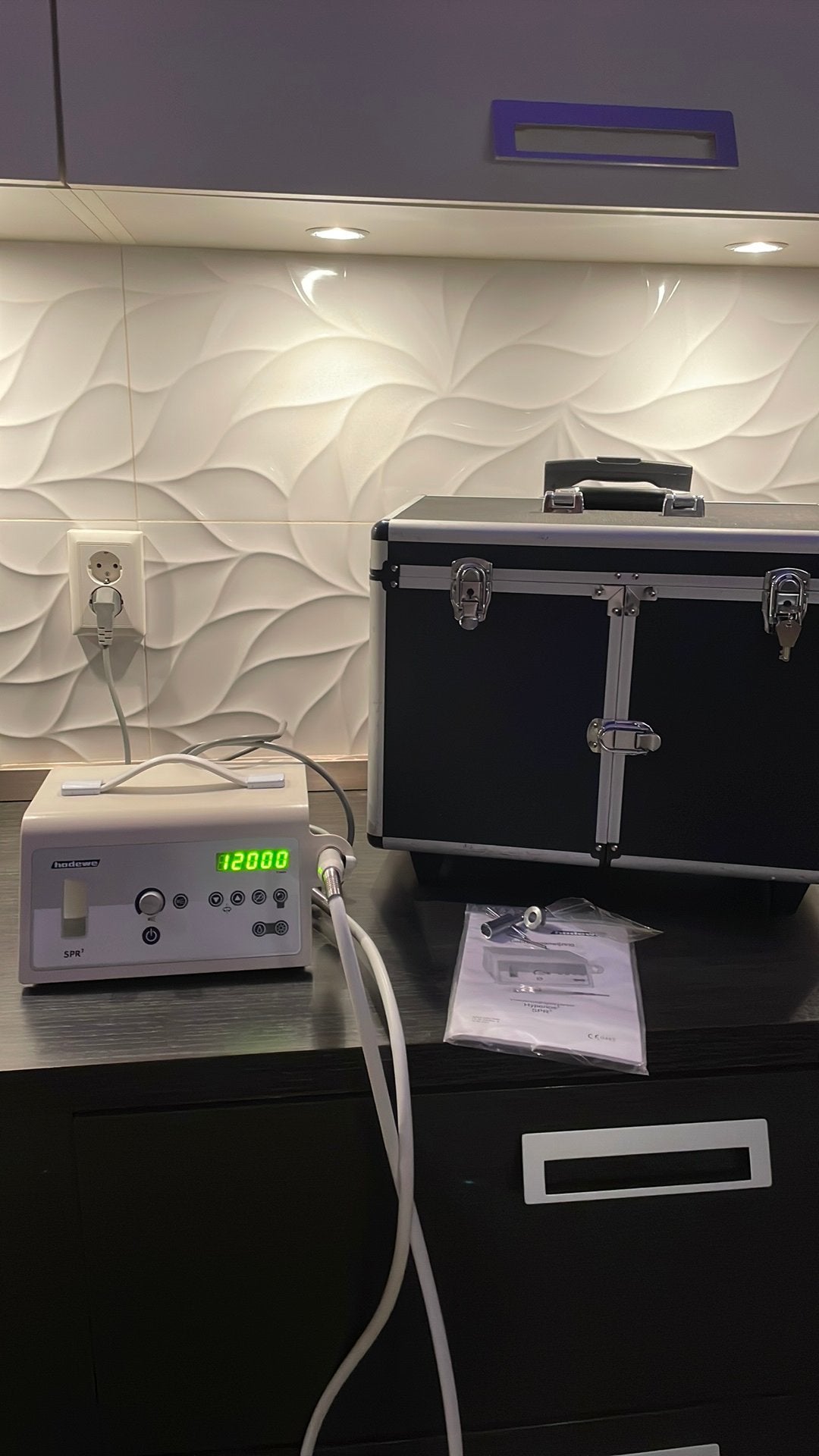 Hadewe Hyperios 3, SPR3 pedicuremotor met koffer, Ophalen of Verzenden, Hand- en Voetverzorging