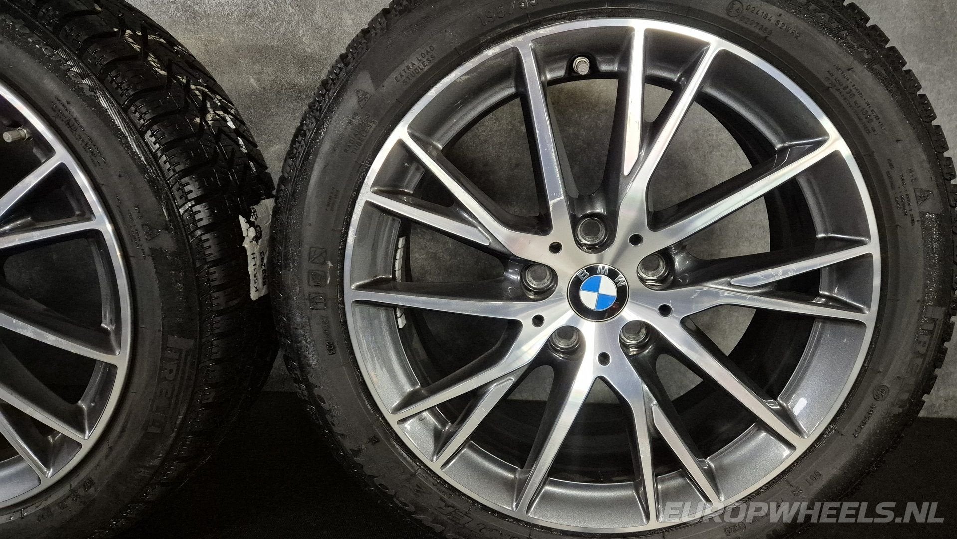 17 inch BMW velgen 1 F40 F41 2 Gran Coupe F44 489 Winter, Gebruikt, -, -, Banden en Velgen