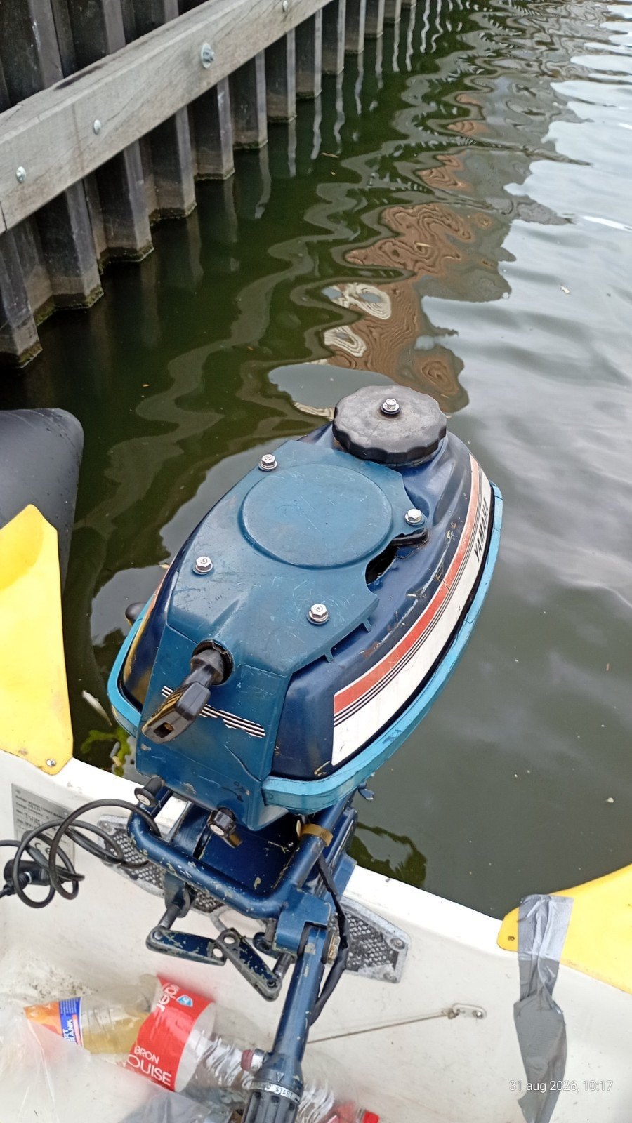 Yamaha 3.5 buitenboordmotor, goed werkend, Watersport en Boten, Ophalen, Gebruikt, Motor en Techniek, Zeilboot of Motorboot