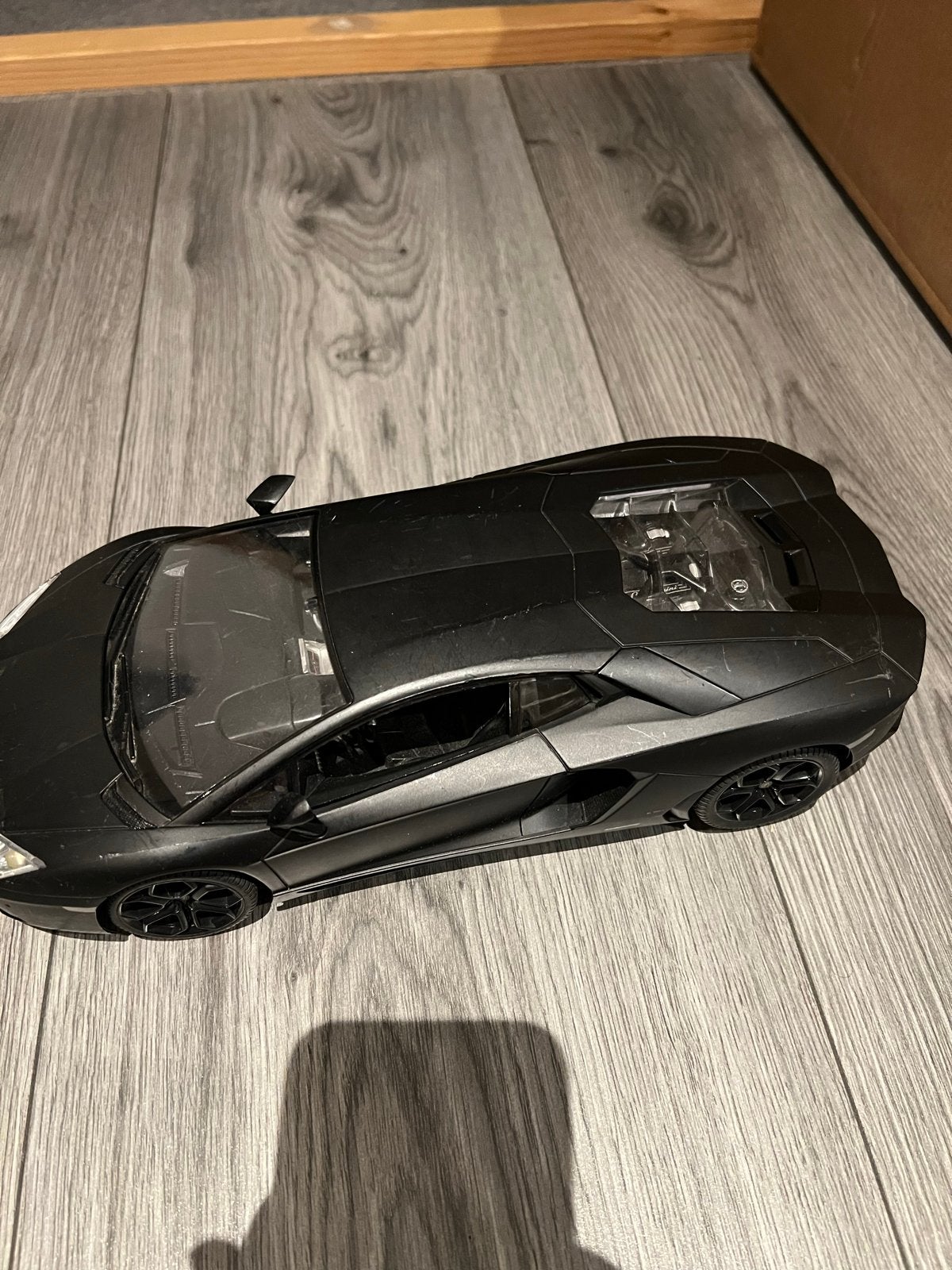 Zwarte Lamborghini Aventador modelauto, Overige merken, Gebruikt, Auto, 1:32 tot 1:50