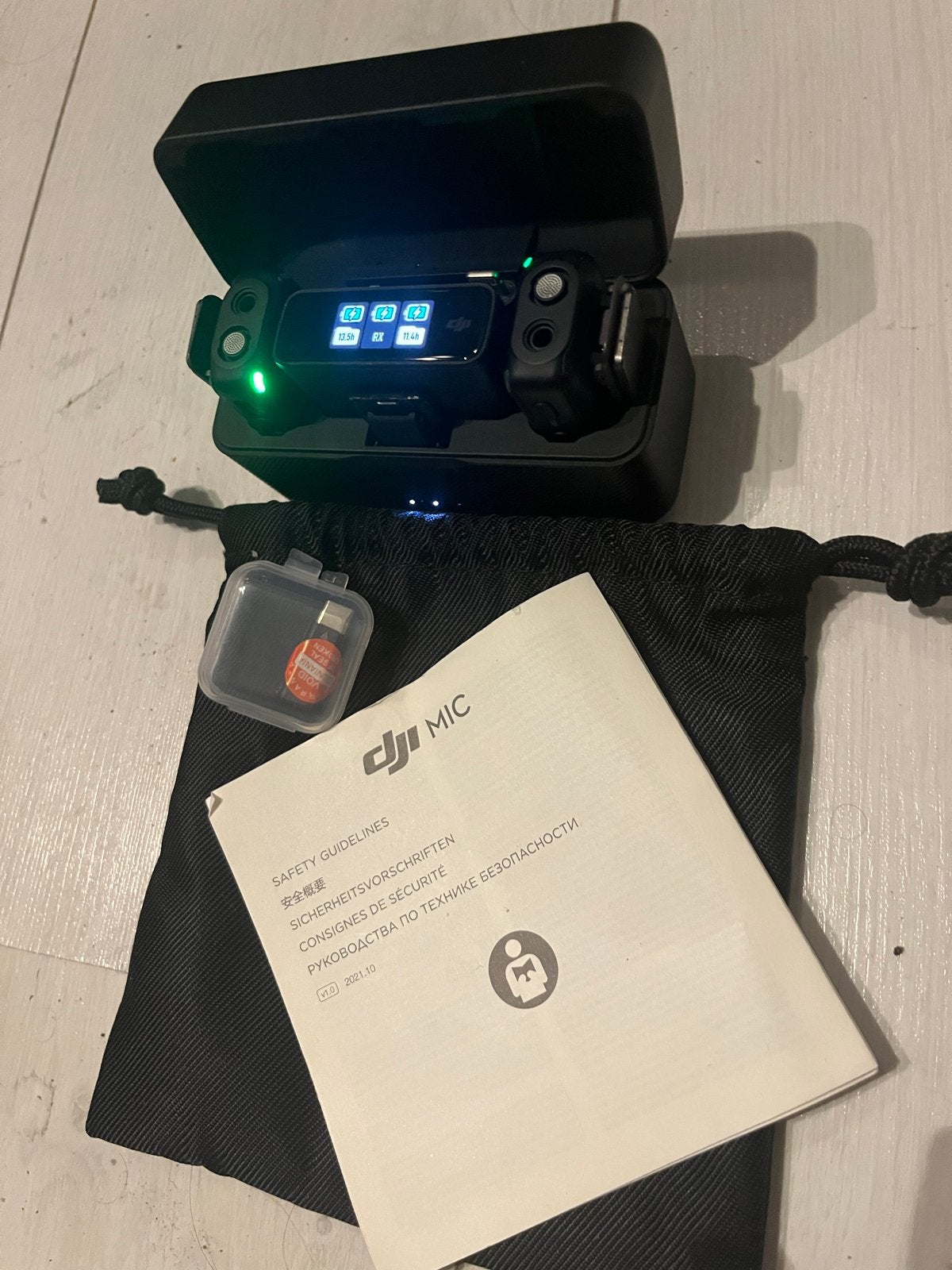 DJI Mic Draadloze Microfoon Set - Zo goed als nieuw, Ophalen of Verzenden, Zo goed als nieuw, Overige typen, Draadloos