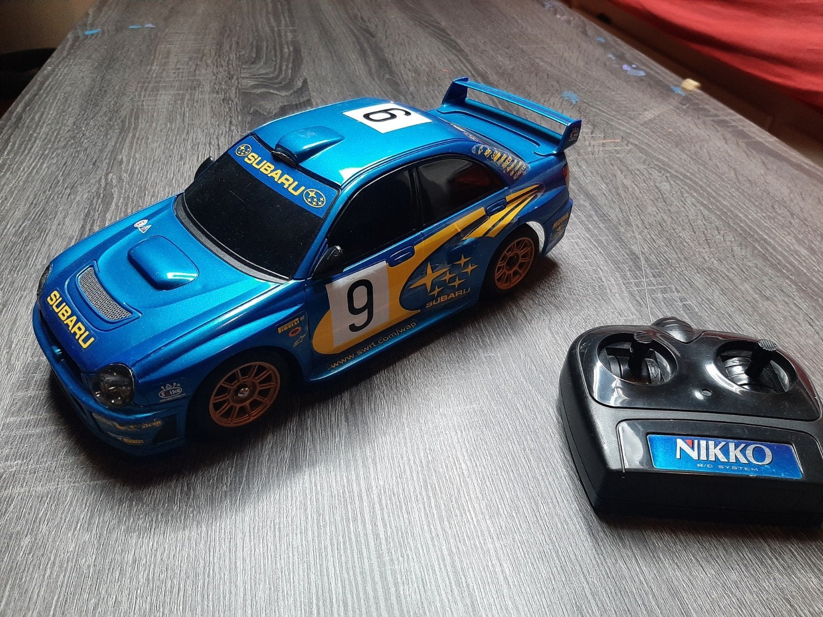 Nikko Subaru Impreza RC Auto - Zo goed als nieuw, Elektro, Ophalen of Verzenden, Zo goed als nieuw, Auto onroad