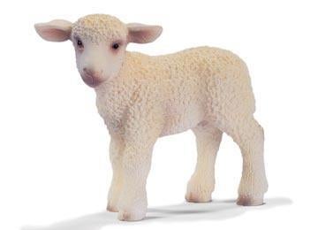 Schleich 13285 lammetje, dierfiguur, Ophalen of Verzenden, Zo goed als nieuw, Boerderijdier, Beeldje of Figuurtje