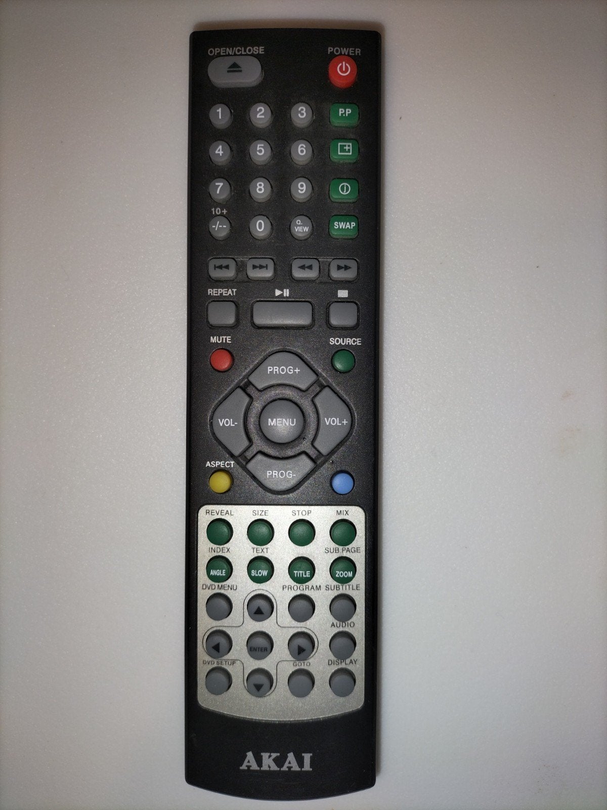 Originele Akai Afstandsbediening voor ALD 1910 TV/DVD, Ophalen of Verzenden, Gebruikt, Origineel, Dvd