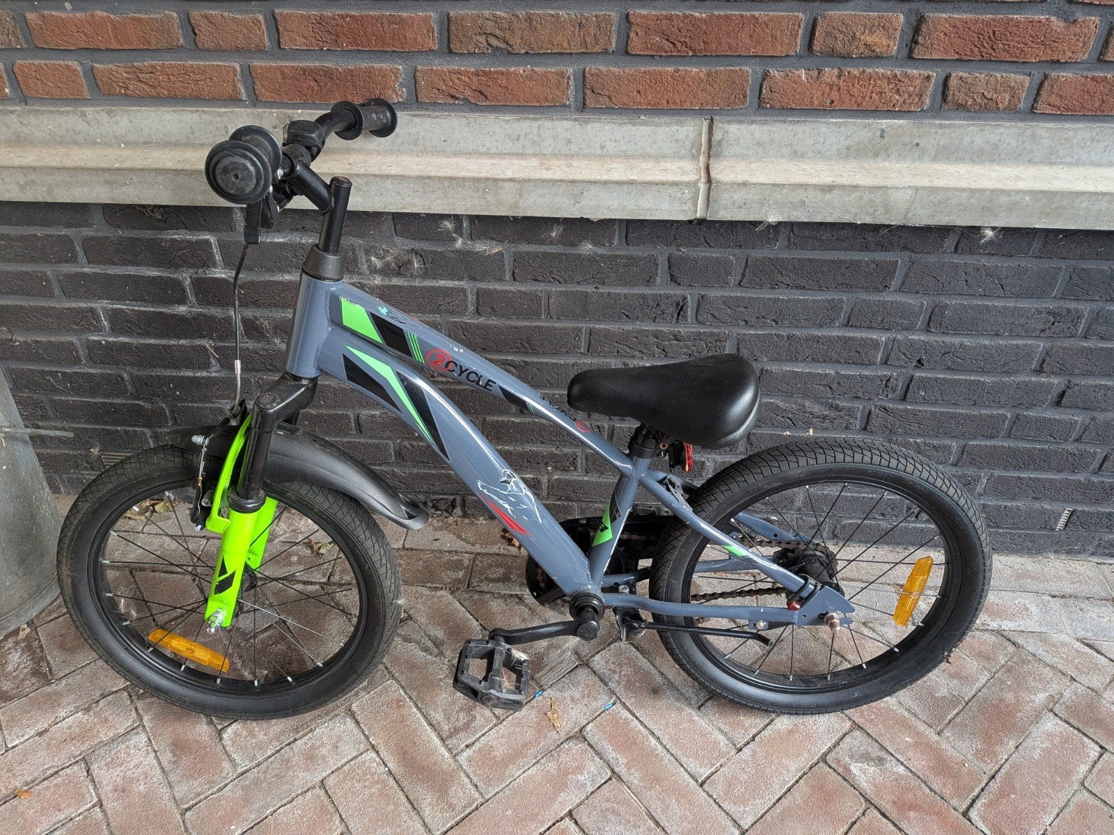 jongensfiets 18 inch, Ophalen