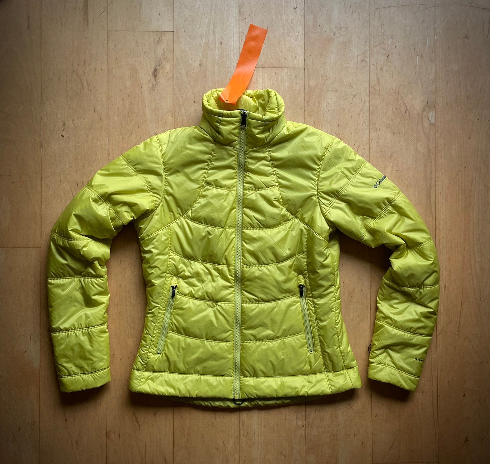 Columbia thermo licht - gewicht jack Omni Shield Thermal M, Ophalen of Verzenden, Zo goed als nieuw, Maat 38/40 (M), Geel