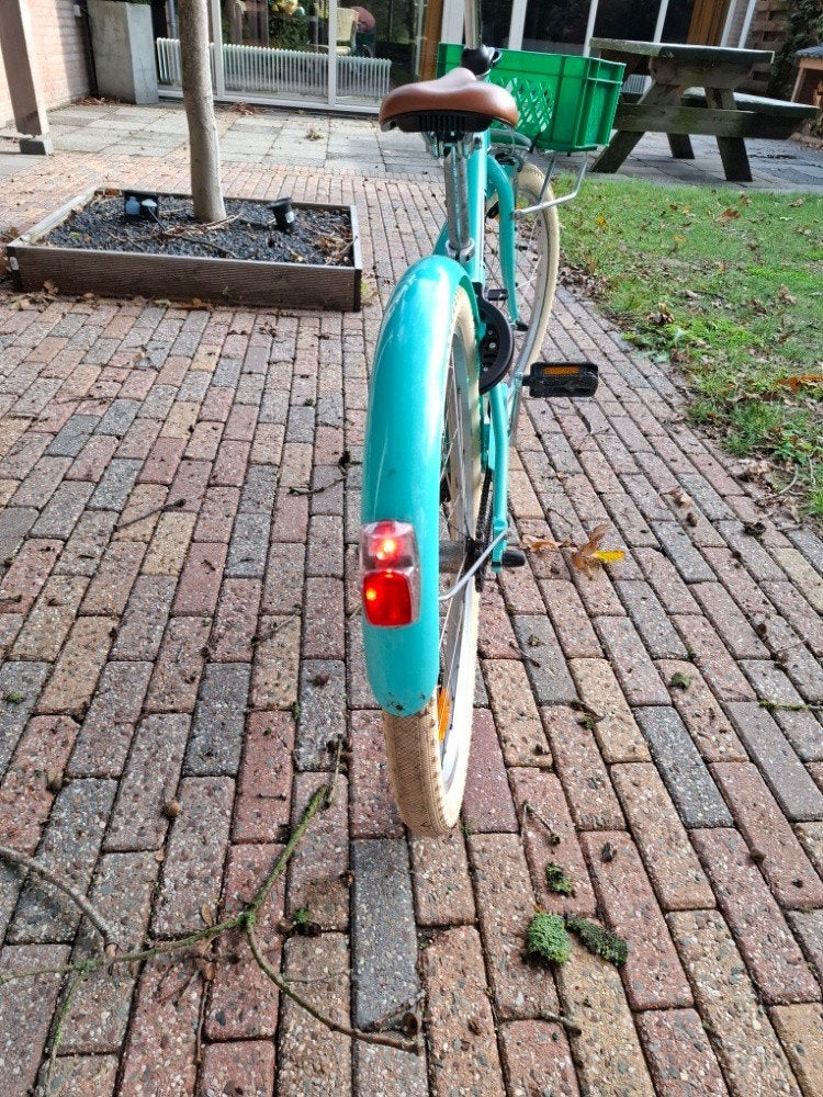 Volare Melody Meisjesfiets 24 inch - Turquoise (met kratje), Ophalen, 24 inch, Volare, Trommelrem