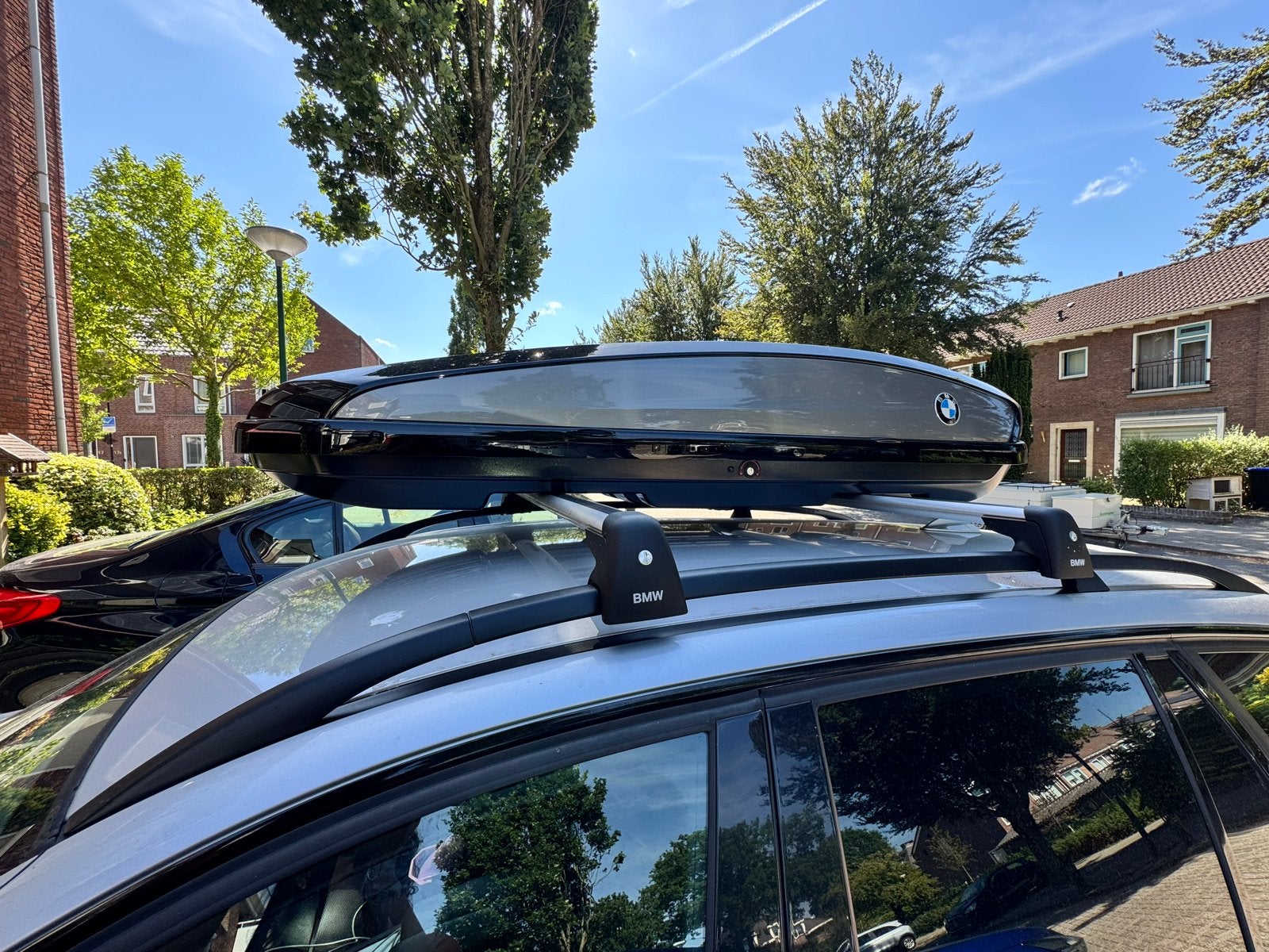 BMW 320 Blade Dakkoffer met Dakdragers, Ophalen, Gebruikt