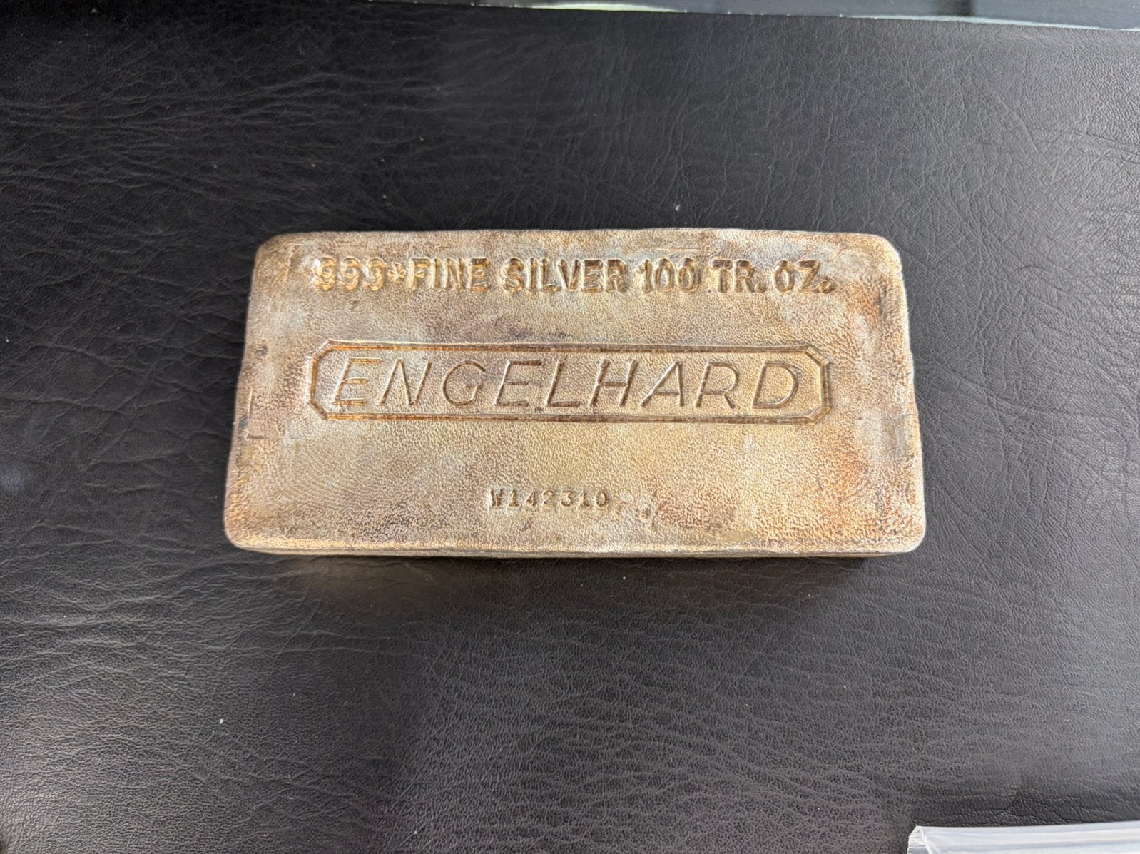 100 troy ounce engelhard, Postzegels en Munten, Ophalen, Zilver