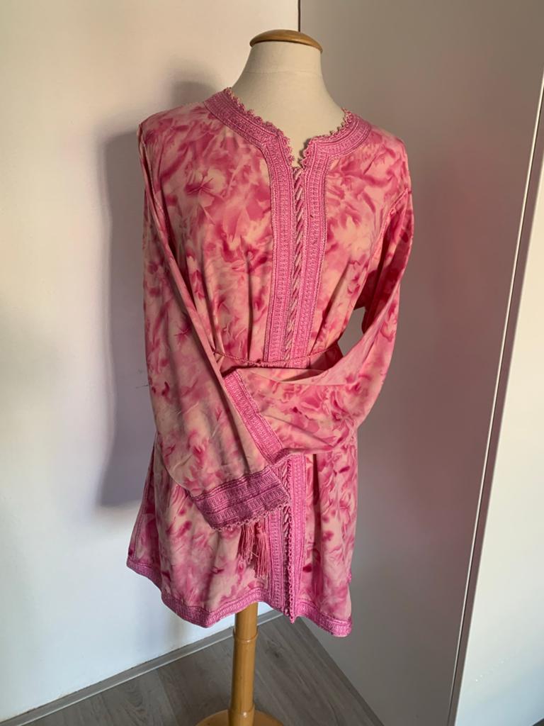 Roze 2-delige Jabador Twinset - Zo goed als nieuw, Ophalen of Verzenden, Zo goed als nieuw, Maat 42/44 (L), Roze