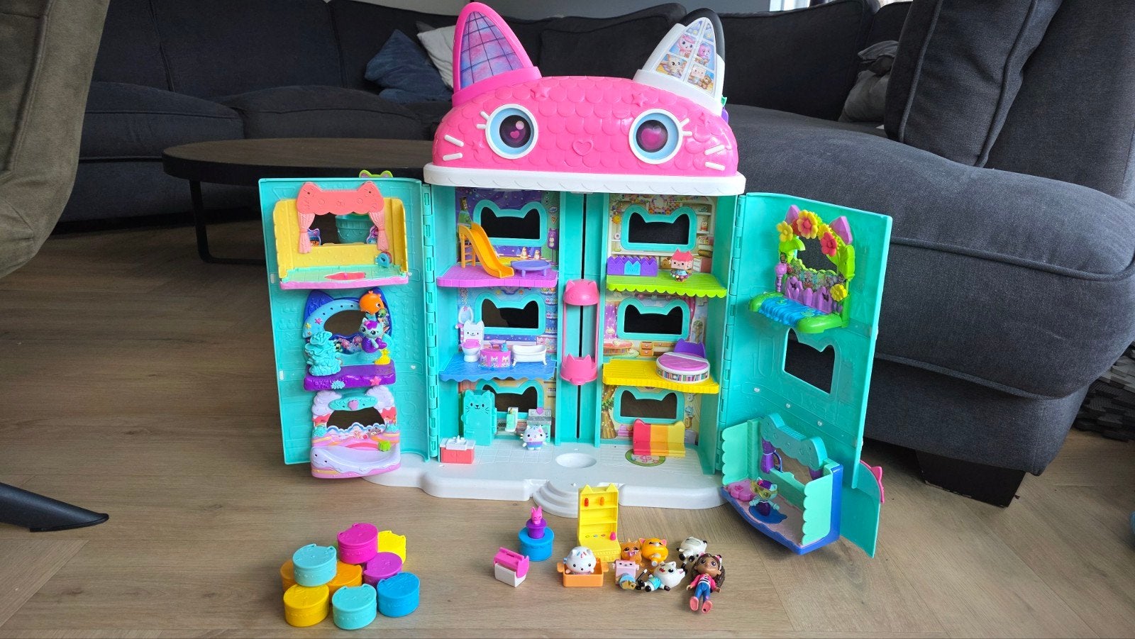 Gabby's Poppenhuis met Accessoires, Ophalen of Verzenden, Gebruikt, Jongen of Meisje