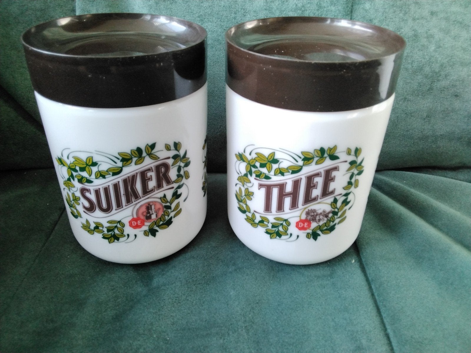 Vintage Douwe Egberts voorraadpotten, Ophalen of Verzenden