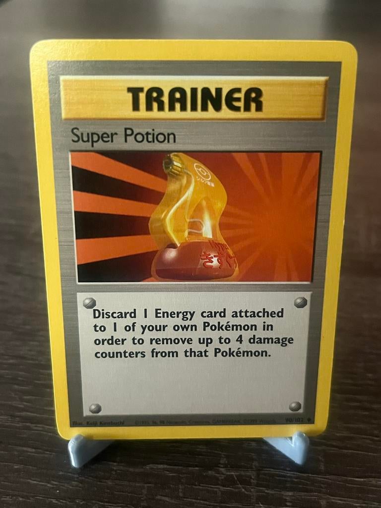 Super Potion (90/102) - Base Set - Good, Ophalen of Verzenden, Gebruikt, Losse kaart