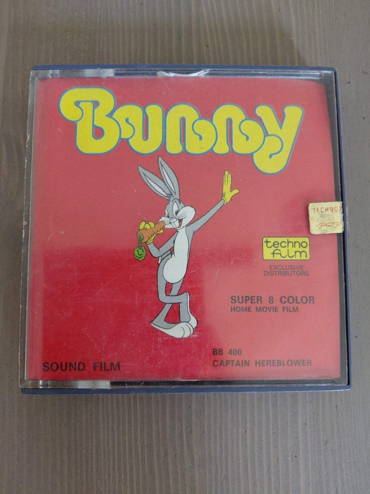 Bugs Bunny Super 8mm film - Captain Hereblower, Audio, Tv en Foto, Filmrollen, Ophalen of Verzenden, 8mm film