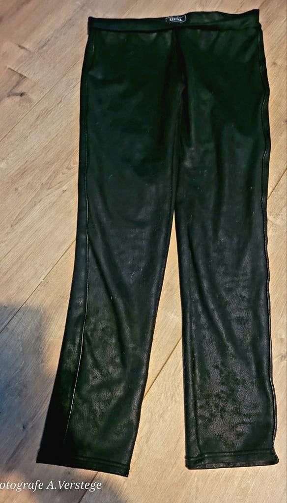Zwarte pluizige legging maat L Redial, Redial, Zwart, Maat 44/46 (L), Gedragen