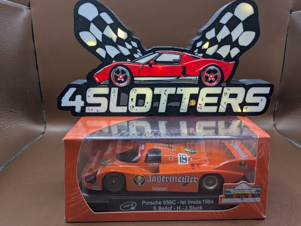 Slot.It Porsche 956C #19 Jagermeister 1e Imola 1984, Ophalen of Verzenden, Nieuw, Elektrisch, Overige merken