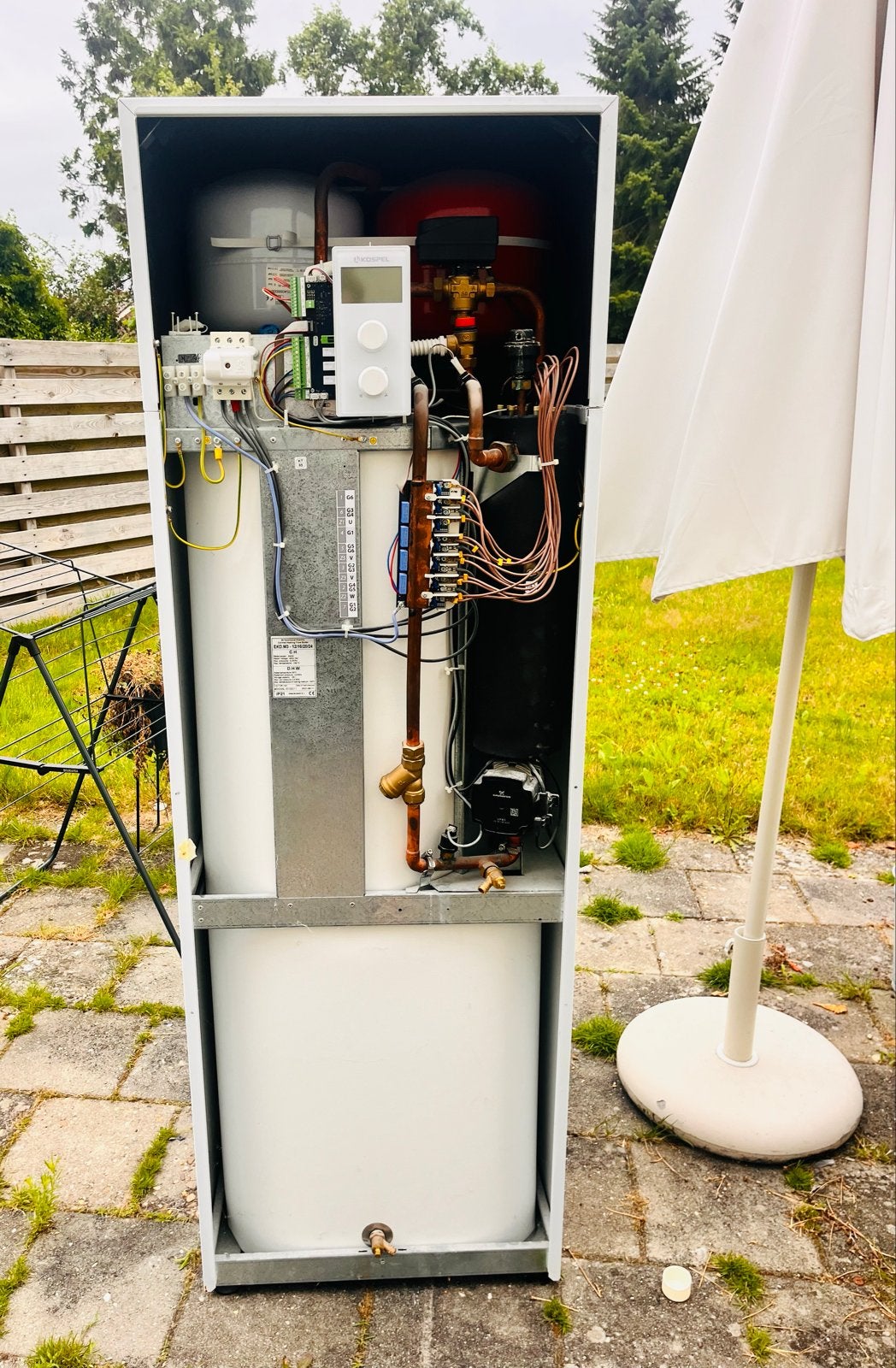 Kospel EKD.M3 24 kW elektrische cv-ketel + 130L boiler (2021, Ophalen, Gebruikt, Cv-ketel of Combi-ketel, Minder dan 60 cm