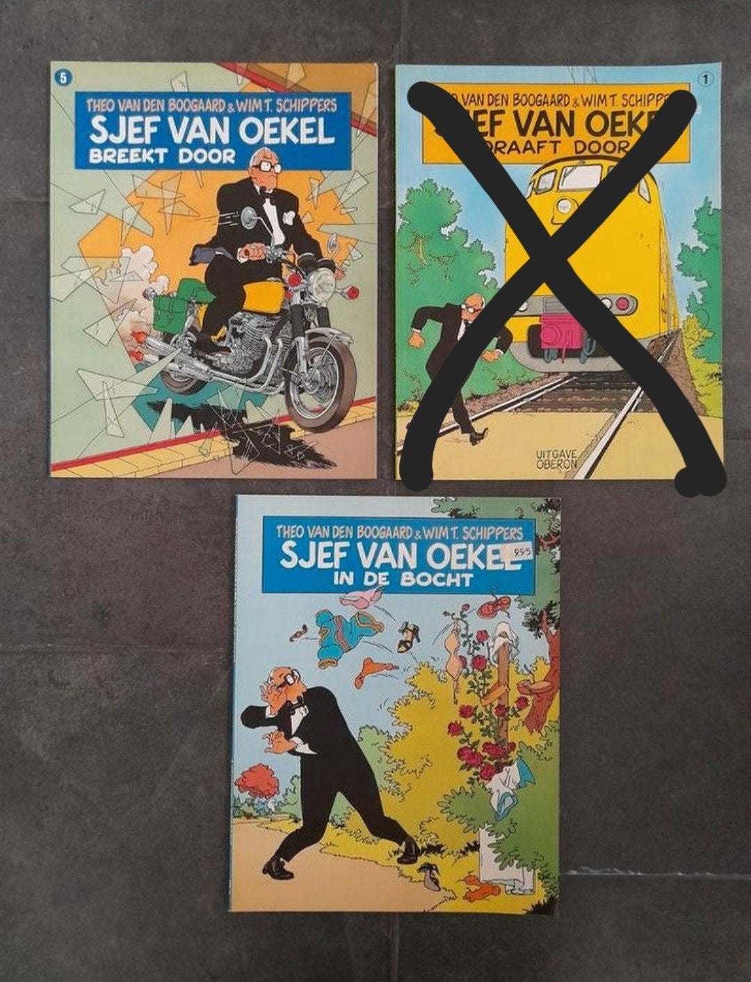 Sjef van Oekel ~ Boogaard Schippers ~ stripboek, Meerdere stripboeken, Ophalen of Verzenden