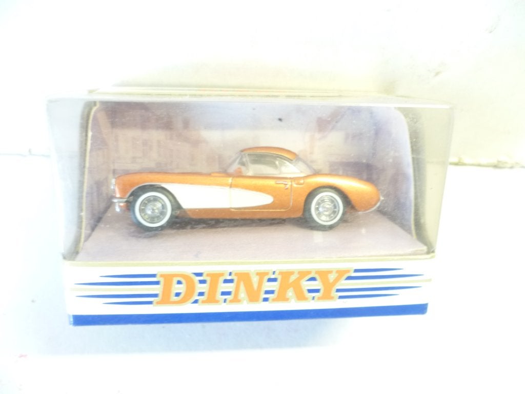 Matchbox Dinky DY 23 B Chevrolet Corvette 1956 brons 1:43, Ophalen of Verzenden, Nieuw, Auto, Dinky Toys