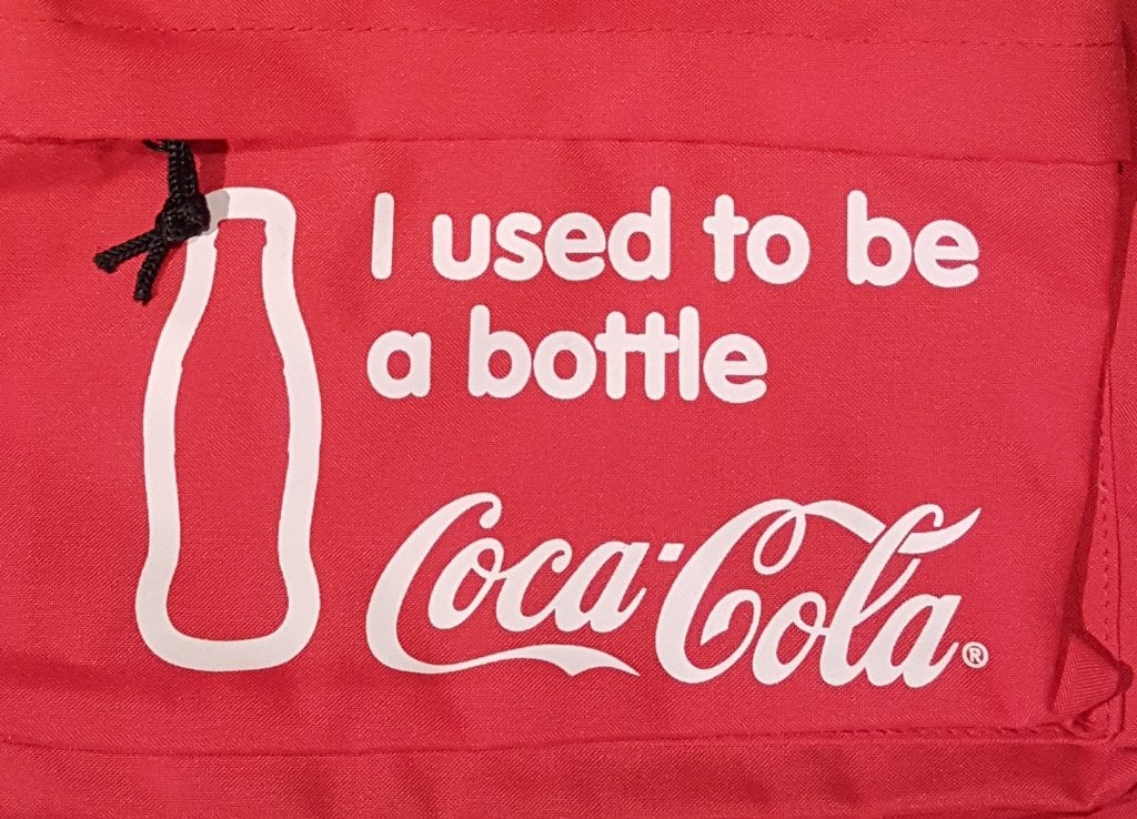 Vintage Coca-Cola Rugzak (2005) Tas gemaakt van PET flessen, Verzamelen, Ophalen of Verzenden, Nieuw, Gebruiksvoorwerp