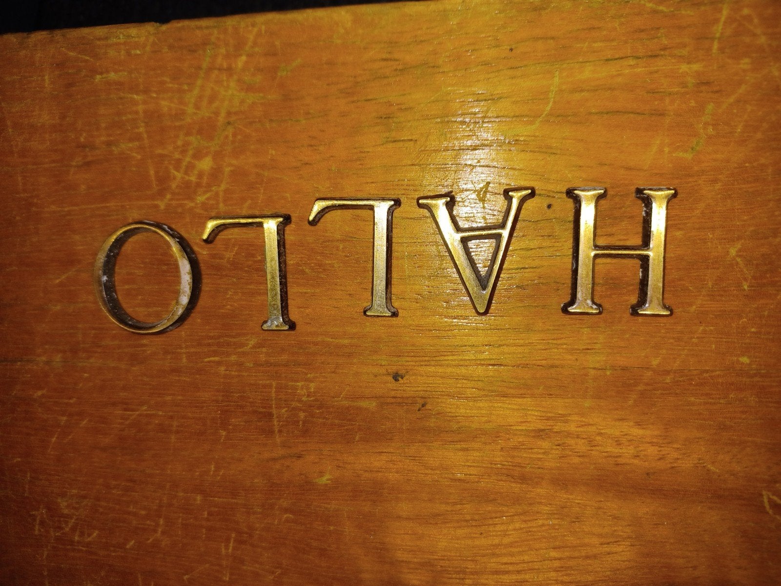 Grote partij bronzen letters en cijfers voor belettering, Ophalen of Verzenden
