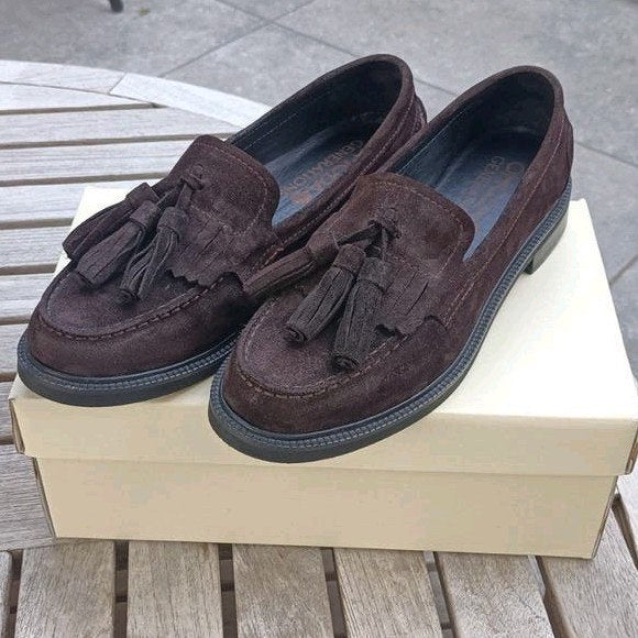 Dames Loafers bruin Omoda, Ophalen of Verzenden, Zo goed als nieuw, Bruin, Instappers