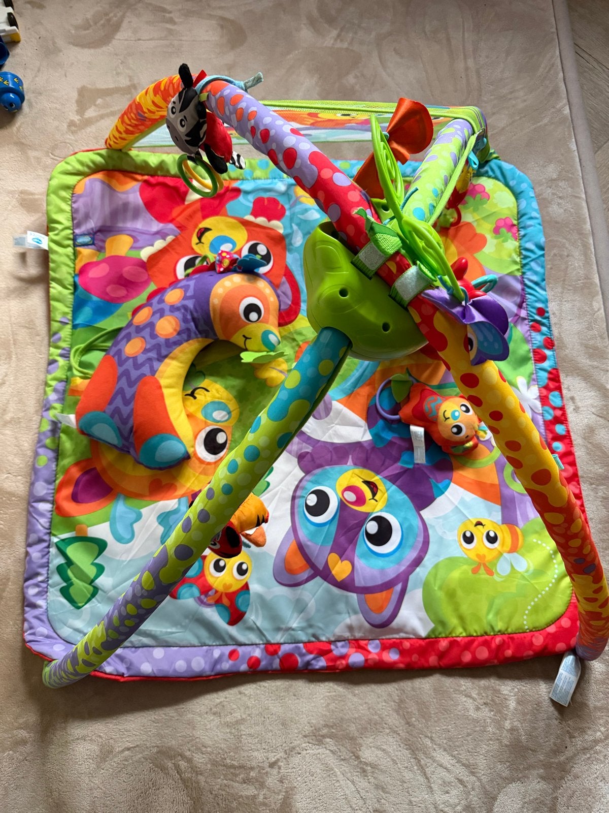 Playgro 4-in-1 Speelkleed met speelboog en speeltjes, Ophalen of Verzenden, Zo goed als nieuw
